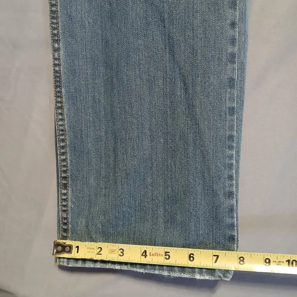Levis 559 Jeans Men 34x32 Blue Relaxed Straight 90s Y2k Vintage Denim Biker Moto - Picture 9 of 10